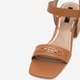 Женские босоножки Nine West 123AL0553 5905588563891 39 25.2 см Коричневые (5905588564010) - изображение 5