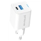 Сетевое зарядное устройство Proove Pocket GaN Plus 25W Type-C + USB (WCPG25111202) White - изображение 1