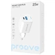 Сетевое зарядное устройство Proove Pocket GaN Plus 25W Type-C + USB (WCPG25111202) White - изображение 2
