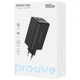 Сетевое зарядное устройство Proove Pocket GaN Max 100W 2Type-C + USB (WCPG10012201) Black - изображение 2