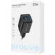 Сетевое зарядное устройство Proove Pocket GaN Plus 25W Type-C + USB (WCPG25111201) Black - изображение 2
