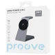 Бездротовий зарядний пристрій Proove Omni Power 3 in 1 iPhone AirPods Apple Watch Wireless Magnetic Charging Bracket 15W (WSOP15020003) Grey - изображение 3