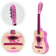 Drewniana gitara dla dzieci EcoToys różowa HX18026-34 PINK (5905817004379) - obraz 6