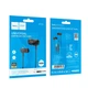 Навушники Hoco Power metal universal earphones with microphone M122 Black - изображение 5
