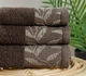 Полотенце махровое Home Line. Флора коричневого цвета-50х90 - изображение 3