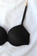 Бюстгальтер Victoria's Secret Pink Super Push-Up Bra черный кружевной 32A - изображение 4