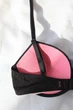 Бюстгальтер Victoria's Secret Pink Super Push-Up Bra черный кружевной 32A - изображение 7