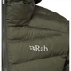 Пуховик чоловічій Rab Nebula Pro Jacket, Army, XL (RB QIP-23-ARM-XLG) - зображення 8