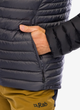 Пуховик мужской Rab Microlight Alpine Jacket, Black/Graphene, L (RB QDB-12-BGP-LRG) - изображение 6