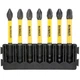 Набор бит DeWALT в касете для Tough Case, FlexTorq, L=57 мм, Рh1,Рh2-2шт,Рz1,Рz2-2шт.Рz3 (DT70819) - изображение 1