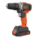 Шуруповерт Black&Decker 18 В, 1.5Ah, 45 Нм,0-360/0-1400 об/хв, 21000 уд/хв, 1.3 кг (BCD003C1) - зображення 1