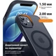 Чехол ударостойкий матовый WAVE Premium Matte Insane Case with MagSafe для Apple Iphone 13 Pro Black + Подарок защитное стекло Pixel для Apple iPhone - изображение 6