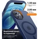 Чехол ударостойкий матовый WAVE Premium Matte Insane Case with MagSafe для Apple Iphone 13 Pro Max Midnight Blue + Подарок защитное стекло Pixel для Apple iPhone - изображение 6
