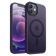 Чехол ударостойкий матовый WAVE Premium Matte Insane Case with MagSafe для Apple Iphone 12 12 Pro Deep Purple - изображение 1