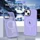 Чехол ударостойкий матовый WAVE Premium Matte Insane Case with MagSafe для Apple Iphone 14 Pro Light Purple - изображение 5