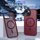 Чехол ударостойкий матовый WAVE Premium Matte Insane Case with MagSafe для Apple Iphone 15 Red - изображение 5