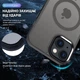 Чехол ударостойкий матовый WAVE Premium Matte Insane Case with MagSafe для Apple Iphone 15 Gray - изображение 2