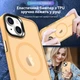 Чехол ударостойкий матовый WAVE Premium Matte Insane Case with MagSafe для Apple Iphone 13 14 Yellow - изображение 6