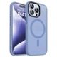 Чохол ударостійкий матовий WAVE Premium Matte Insane Case with MagSafe для Apple Iphone 14 Pro Max Sierra Blue - зображення 1