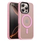 Чехол ударостойкий матовый WAVE Premium Matte Insane Case with MagSafe для Apple Iphone 16 Pro Max Pink + Подарок защитное стекло Pixel для Apple iPhone - изображение 3