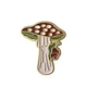 Значок (пин) BROCHE брошь бижутерия Гриб с Улиткой коричневый BRGV114792 - изображение 5