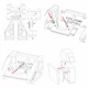 Настінне 3D Кріплення для Фірмового конструктора Icons McLaren MP4/4 Ayrton Senna Айртон Сенна (10330) з додатковим кріпленням для міні-фігурки та Таблички - Чорне - зображення 15