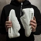 Чоловічі кросівки YZY Air Max 43 білі демісезонні (5648) - изображение 8