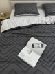 Комплект постельного белья Ecotton Полуторный 150х215 см Grey Полисатин (24559_000) - изображение 3
