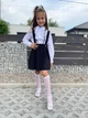 Сорочка класична 122 біла з мереживом - зображення 1