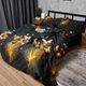 Пододеяльник Moon&Star Мікросатин Premium Golden Flutter Полуторный 143 x 210 см (MS-870000860) - изображение 4