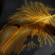 Пододеяльник Moon&Star Мікросатин Premium Golden Flutter Полуторный 143 x 210 см (MS-870000860) - изображение 5