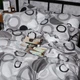 Пододеяльник Moon&Star Мікросатин Premium Orbit Elegance Евро 200 x 220 см (MS-870000888) - изображение 3