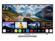 Телевізор 22" Reflexion LDDX22IBT+ / Full HD / 60 Гц / LED / Smart TV / Wi-Fi 5 / Bluetooth 5.0 / T2 / DVD Б/В - зображення 1