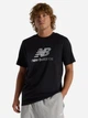 T-shirt męski bawełniany New Balance Sport Essentials Gradient Logo MT51503 S Czarny (197967257278) - obraz 1