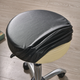 Водонепроницаемый чехол на круглое сиденье Diana Textile Leatherette Ø 30-38 см, Черный - изображение 3
