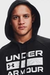 Кофта чоловіча Under Armour Rival Flc Signature Hd (1366363-001) M Чорно-білий - зображення 2