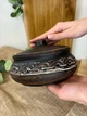 Ковбасник 1 л глиняний (керамічний) різьблений Гражда Ангоб - зображення 4