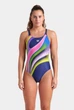 Купальник жіночий Arena WATER FLUIDS SWIMSUIT SWIM PRO 008837-570-38 168 см Синьо-рожевий - изображение 1