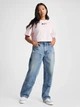 Футболка хлопковая короткая женская Converse Tlmn Vday Crop Os Tee 10028306-680 L Sugar Berry с принтом (194435447889) - изображение 3