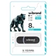 Флеш память Wibrand 8GB Panther USB 2.0 Чорна - изображение 2