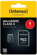 Карта памяти Intenso MicroSDHC 8GB Class 4 + SD Adapter (4034303010707) - изображение 3