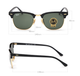 Солнцезащитные очки в стиле RB 3016 clubmaster black LUX - изображение 3