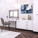 Столик туалетный LofTerno Head Asсet 1020x775x425 Белый бриллиант - изображение 3