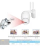 Вулична смарт камера відеоспостереження PTZ Q97 WIFI 4MP Поворотна водонепроникна IP камера - зображення 2