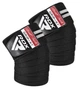 Бинти на коліна RDX GYM KNEE WRAP R11 BLACK/WHITE (WAH-KR11BW) - зображення 1