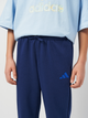 Подростковый спортивный костюм (толстовка + штаны) Adidas J 3S Ft Ts 220 JE0311 146-152 см Синий/Белый (4067901537772) - изображение 6