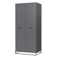 Шкаф LofTerno Head Ascet 900x2000x590 Графит (AS16070000030) - изображение 1