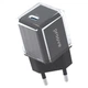Сетевое зарядное устройство Proove WCPU30012201 Pure GaN 30W с Type-C, поддержкой быстрой зарядки QC 3.0 и PD 3.0 Black - изображение 1