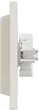 Розетка двойная Schneider Electric Asfora 220 В без заземления Кремовая (EPH9700123) - изображение 3