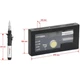 Микрогорелка Intertool 12 мл 210 -1300 °C газовый паяльник с пьезоподжигом и регулировкой в кейсе с насадками (000065658) - изображение 4